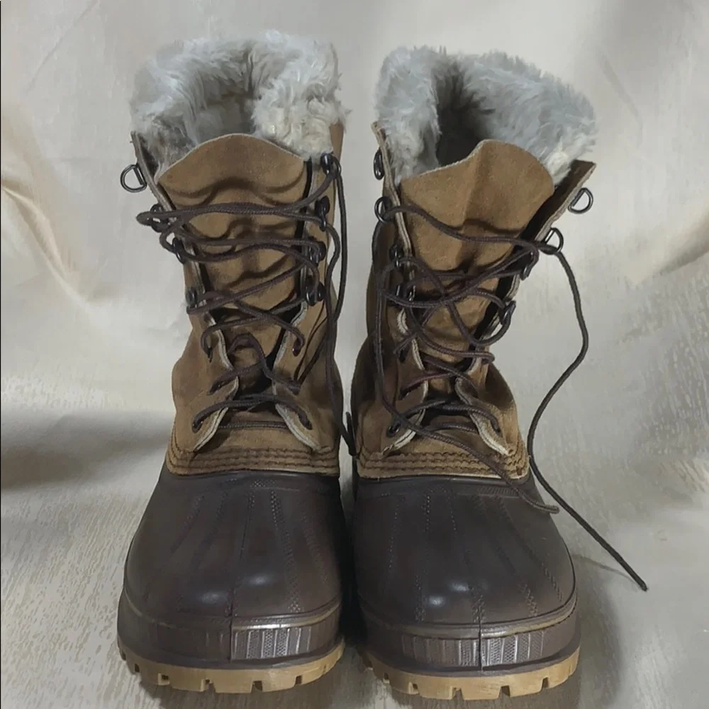 SOREL USA Kaufman Men’s Winter Snow Boots- Size 8-Made in USA